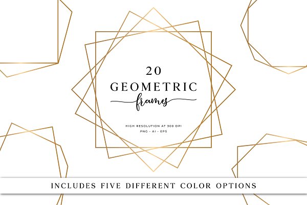 Download 20 Geometric Frames