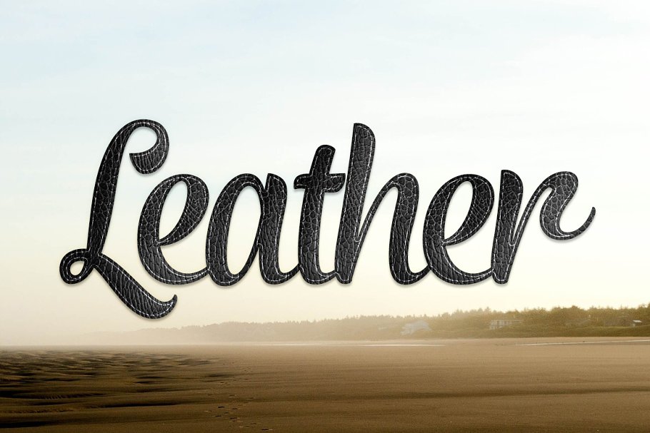 Download Leather Photoshop Layer Styles
