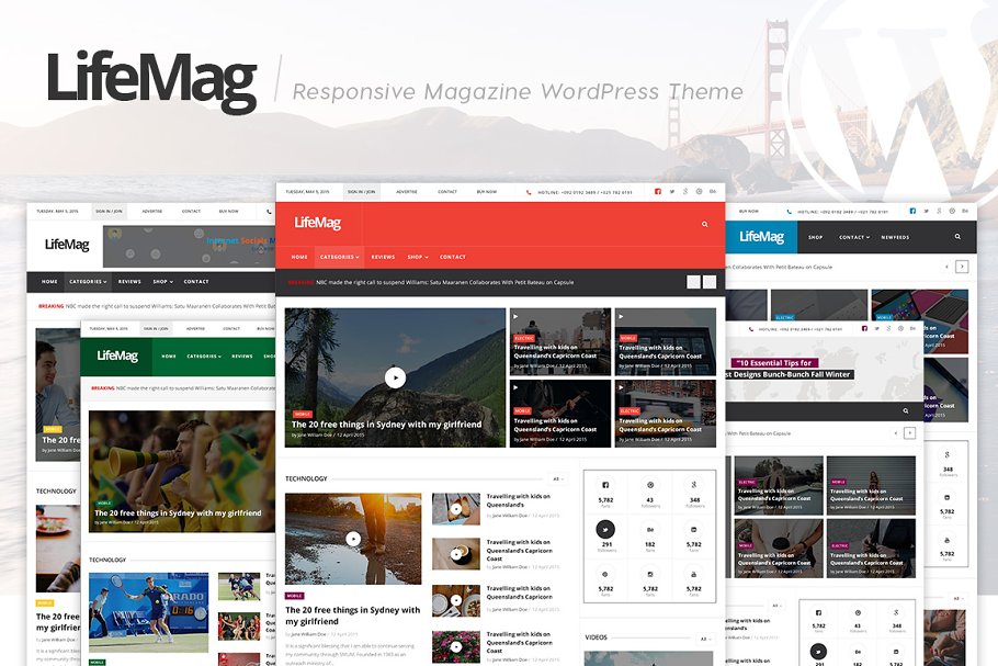 Download LifeMag - Magazine WordPress Theme