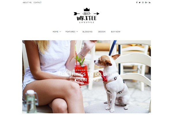 Download Writee Pro WordPress Blog Theme