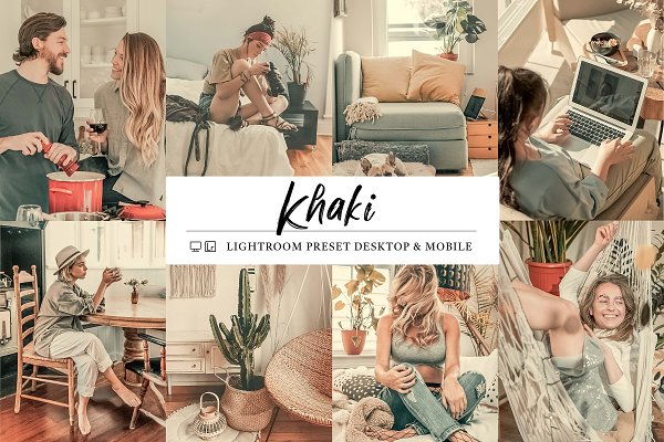 Download 10 Khaki Mobile & Lightroom Presets