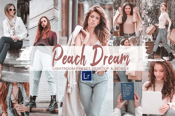 Download 8 Dream Peach Mobile & Lightroom