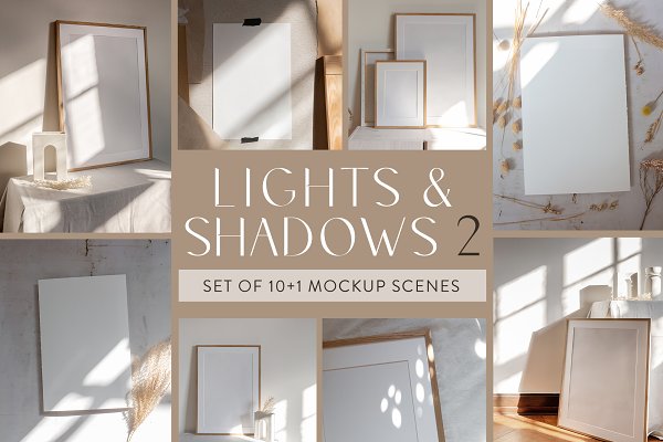 Download Lights & Shadows 2 - Mockup Set