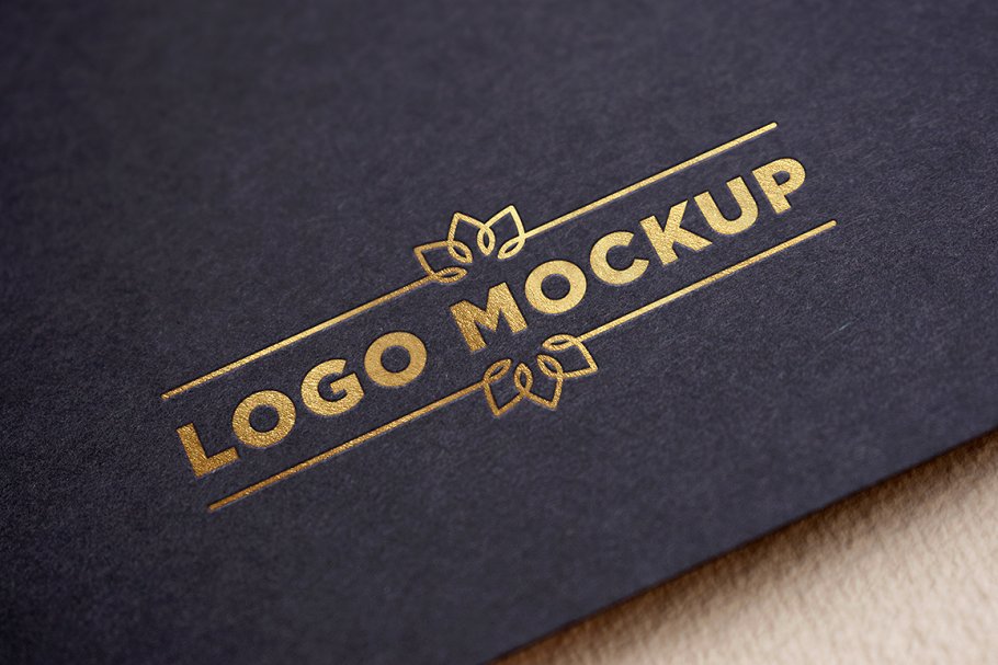 Download Gold Logo MockUp
