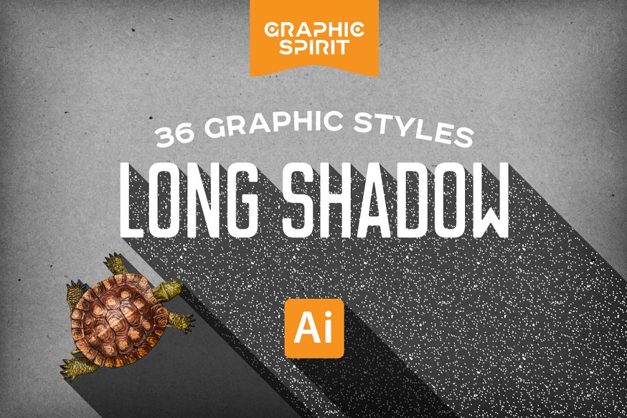 Download LONG SHADOW Styles For Illustrator
