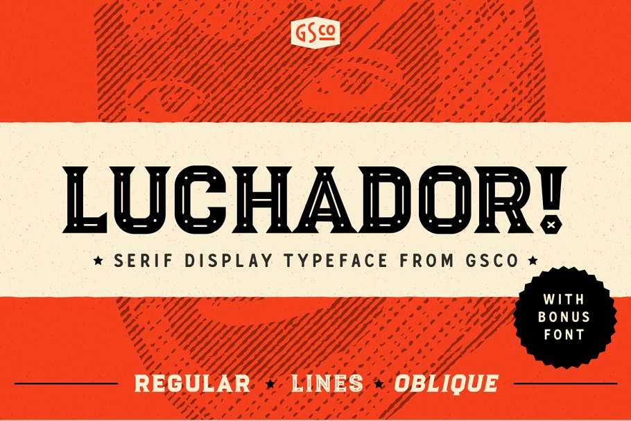 Download Luchador - Serif display typeface