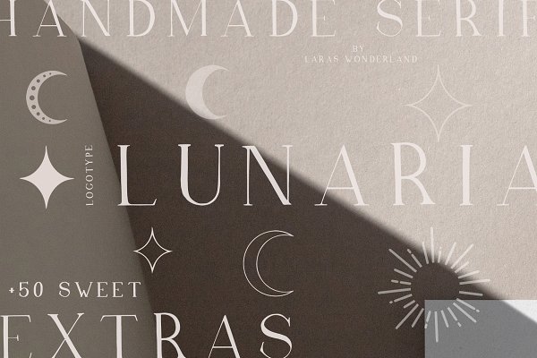 Download Lunaria - Handmade Serif Font