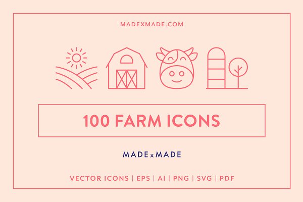 Download Farm Line Icons