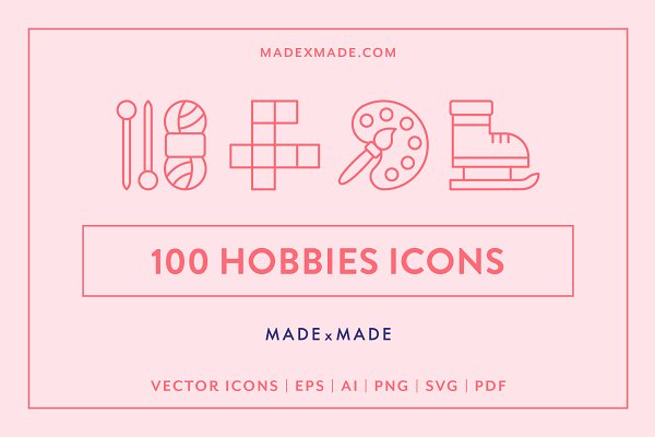 Download Hobbies Line Icons