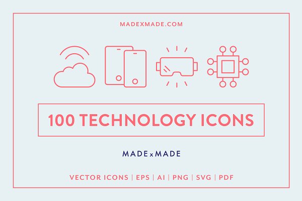 Download Technology Line Icons