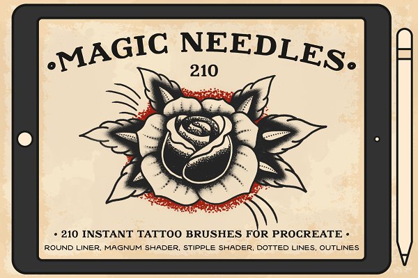 Download Magic Needles Procreate Brushes