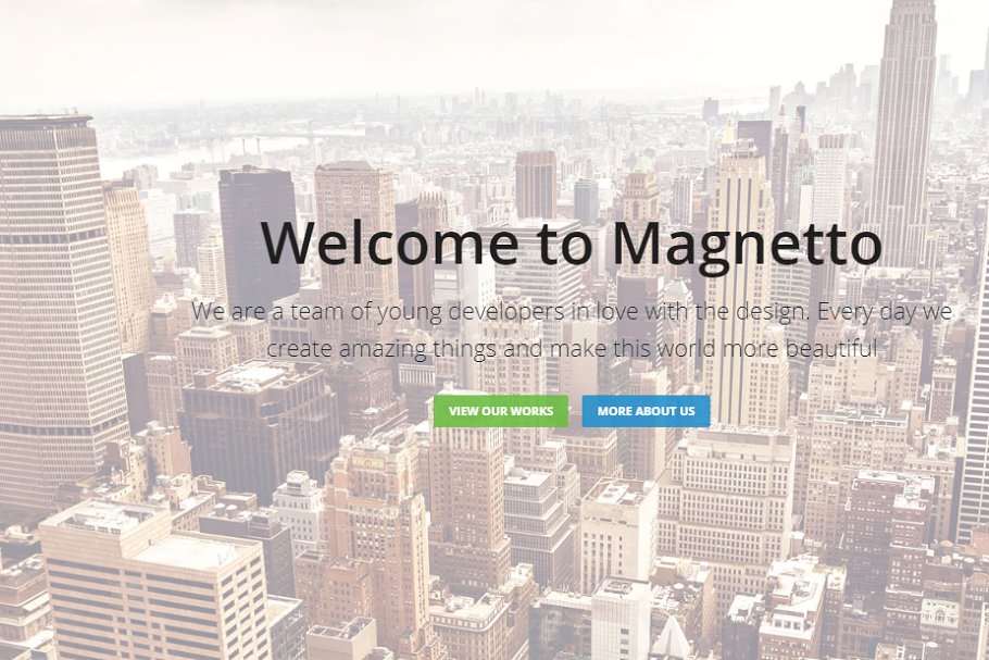Download Magnetto - Onepage Parallax WordPres