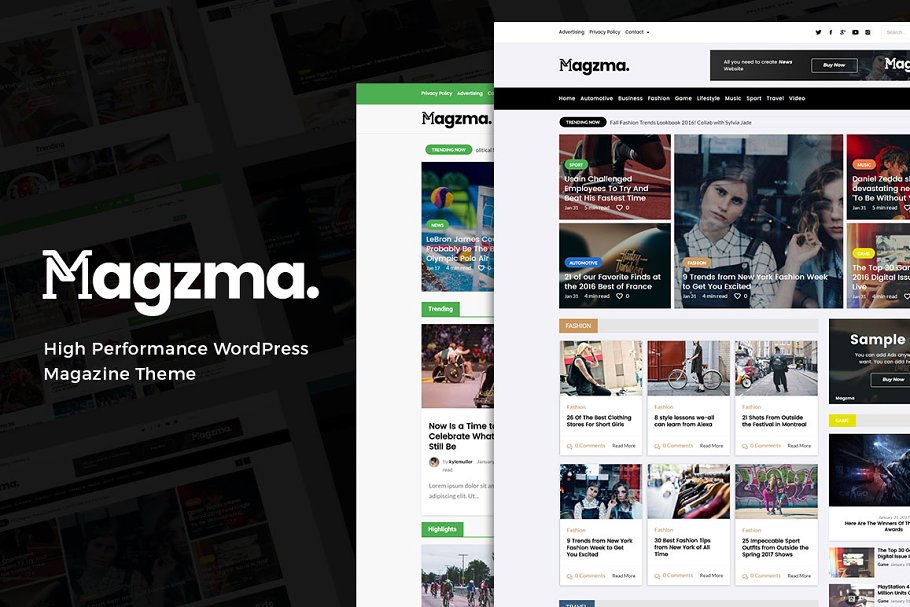Download Powerful WordPress Magazine - Magzma