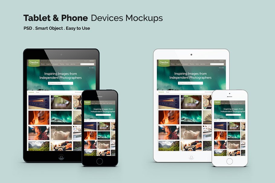 Download Tablet & Phone Devices Mockups