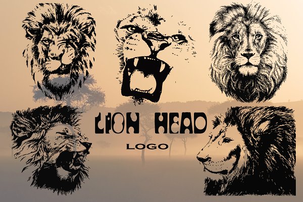 Download Lion head | hand drawn | vector