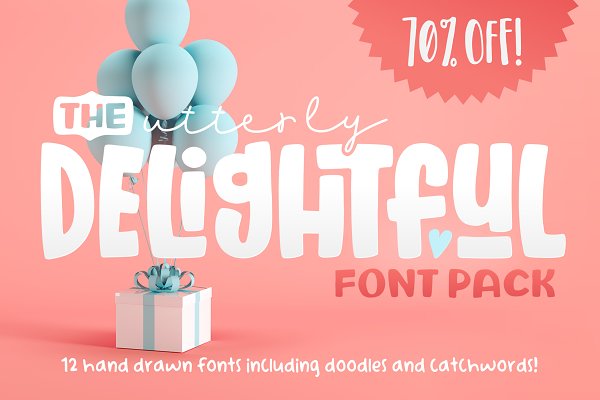 Download The Utterly Delightful Font Pack