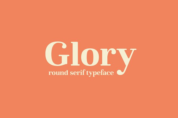 Download Glory - Round Serif Font