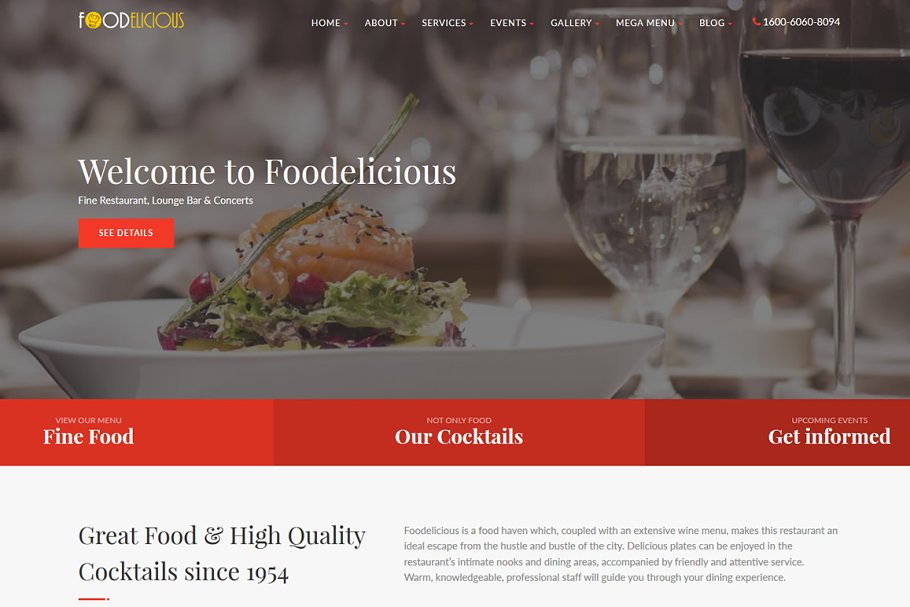 Download Foodelicious - Restaurant Template