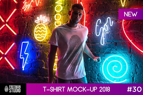 Download T-Shirt Mock-Up 2018 #30
