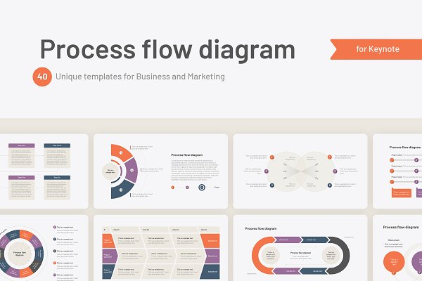 Download Process flow diagram for Keynote