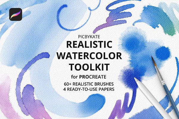 Download Realistic Watercolor Toolkit