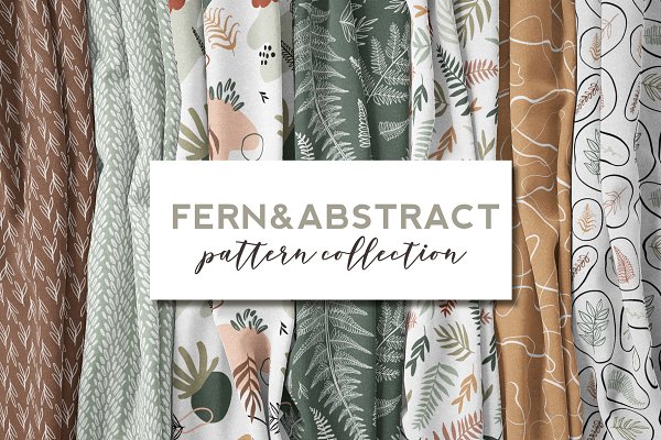 Download Fern & Abstract pattern collection