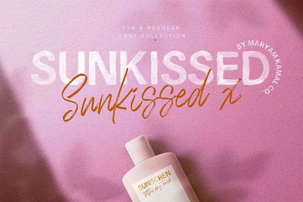 Download The Sunkissed x Font Duo