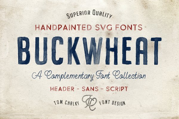 Download Buckwheat Opentype SVG Fonts
