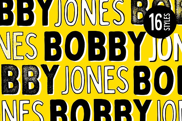 Download Bobby Jones - 16 Fonts