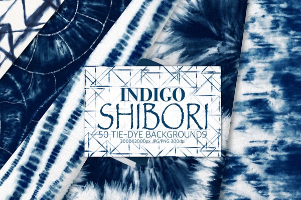 Download 50 Indigo Shibori Tie Dye Textures
