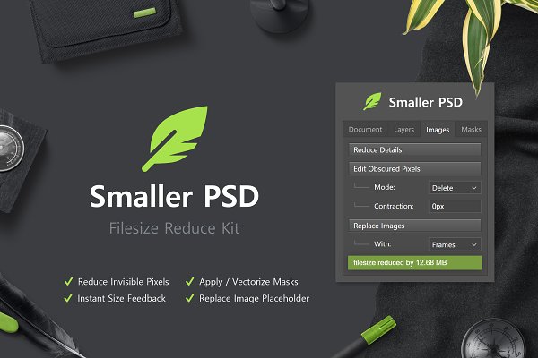 Download Smaller PSD - Filesize Reduce Kit