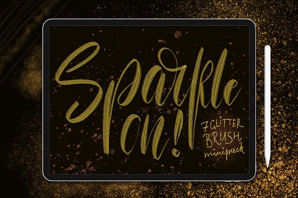 Download Glitter Procreate Brushes Pack