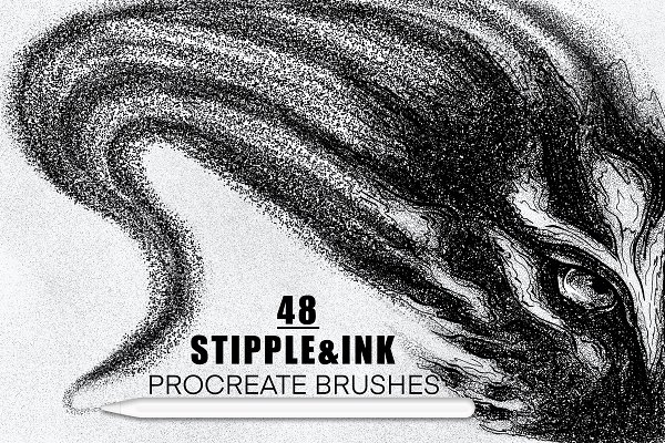 Download Stipple & Ink Procreate Brushes Pack