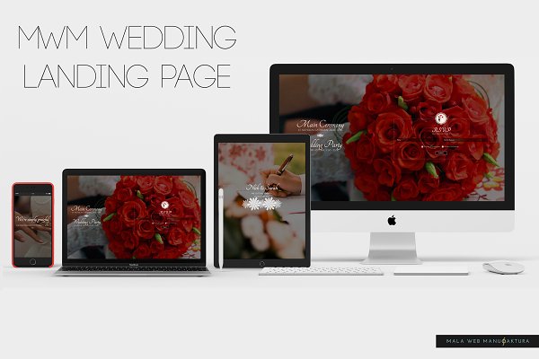 Download mWm Wedding Landing Page Theme