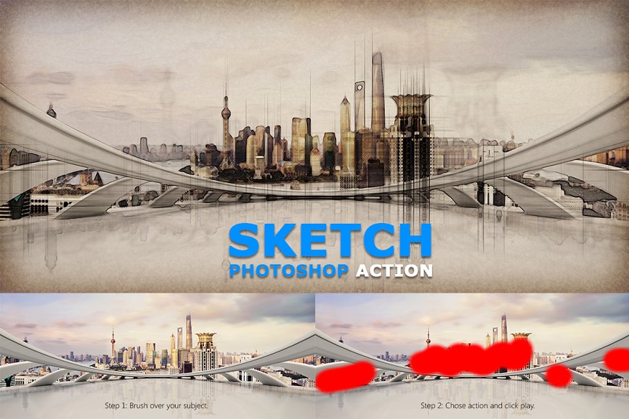 Download Sketch Photoshop Action