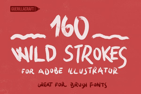 Download 160 Wild Strokes for Illustrator