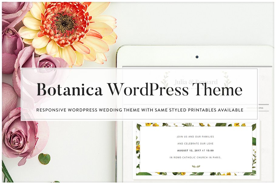 Download Botanica - WordPress Wedding Theme