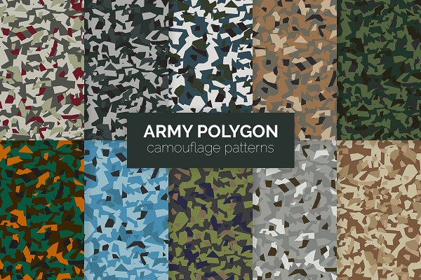Download Army Polygon Camouflage Patterns