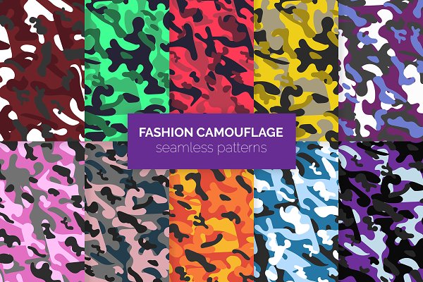 Download Fashion Camouflage Patterns Pack
