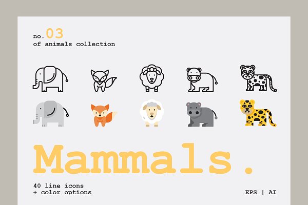 Download Mammals Icons