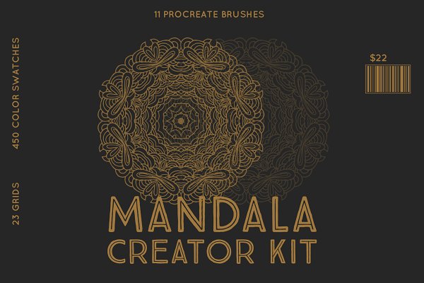 Download Mandala Creator Procreate Kit