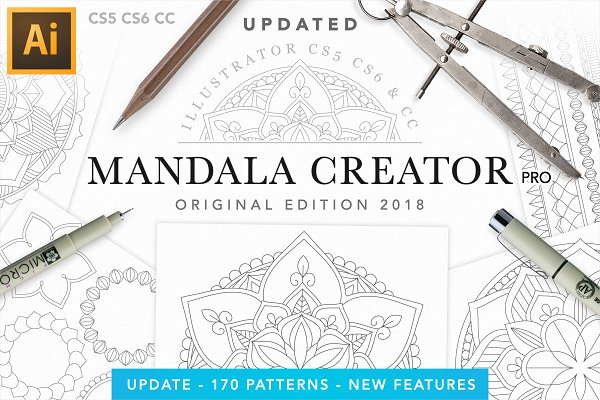 Download Mandala Creator Pro for Ai CS5+