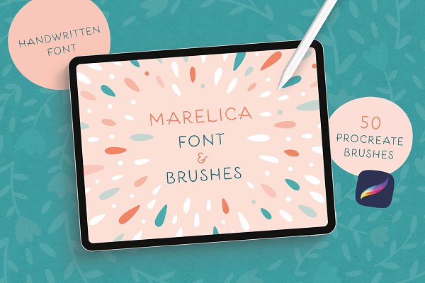 Download Marelica Font & Procreate Brushes