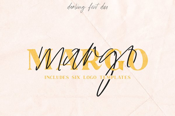 Download Margo Font Duo w/ 6 Bonus Logos