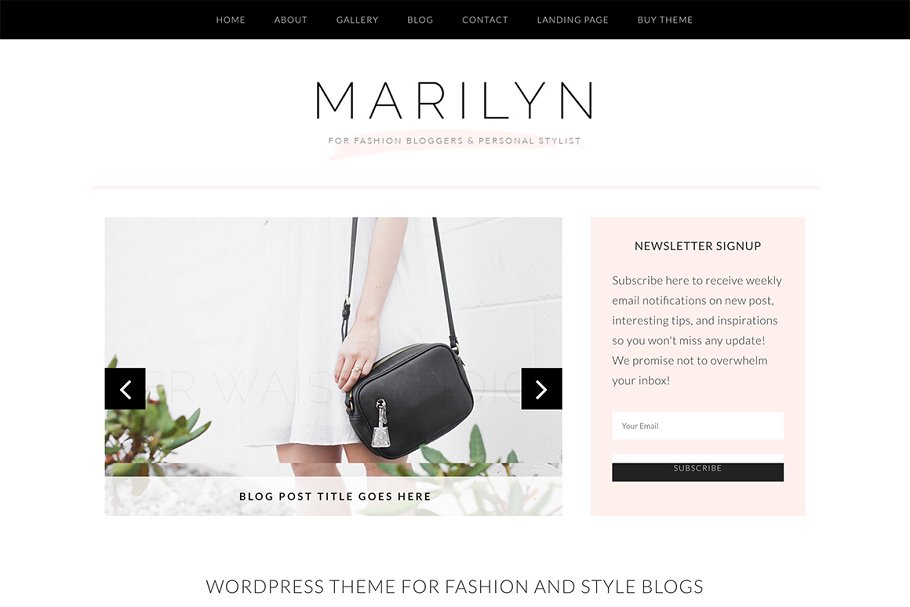 Download Marilyn WordPress Theme