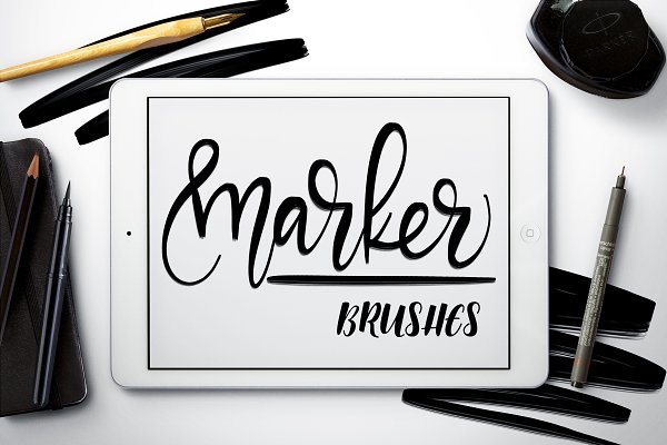 Download Marker brushes - Procreate