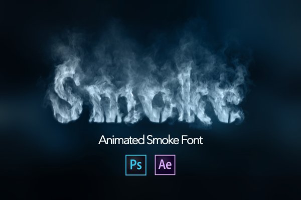 Download Smoke Letters / Font Animation