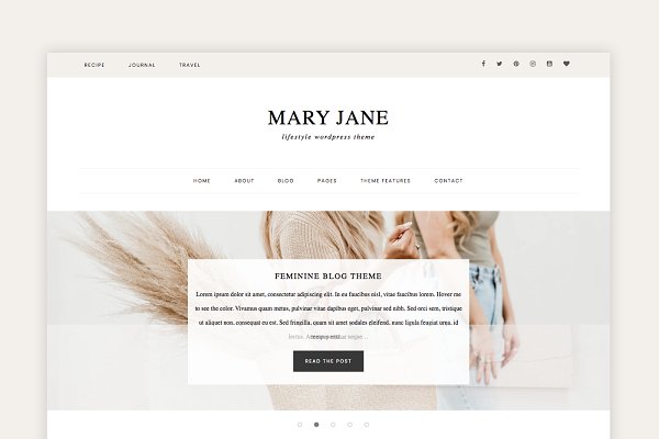 Download Mary Jane - Wordpress Blog Theme
