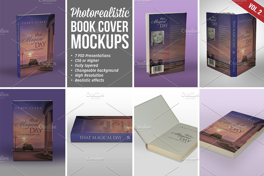 Download Photorealistic Book Cover Mockups 02