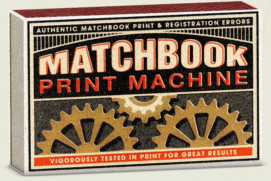 Download Matchbook Print Machine | PSD Pack